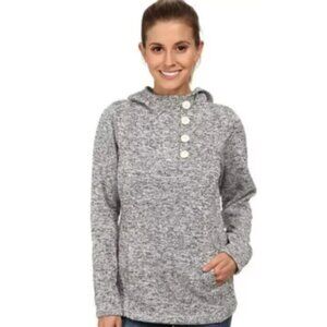 Columbia Darling Days Pullover Fleece Hoodie Button Neckline